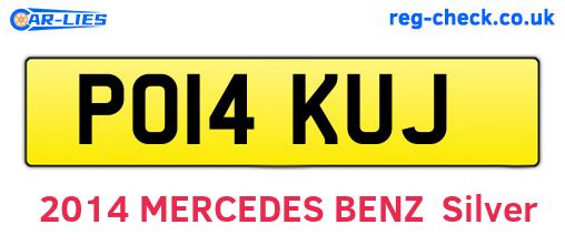 PO14KUJ are the vehicle registration plates.