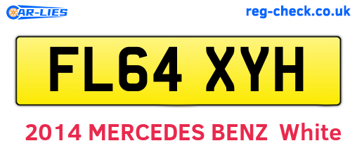 FL64XYH are the vehicle registration plates.