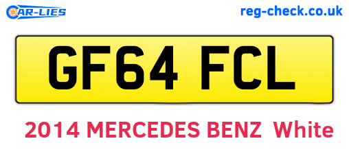GF64FCL are the vehicle registration plates.