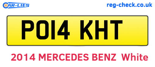 PO14KHT are the vehicle registration plates.