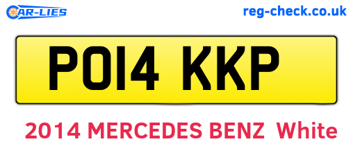 PO14KKP are the vehicle registration plates.