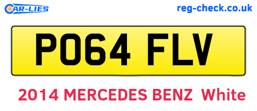 PO64FLV are the vehicle registration plates.