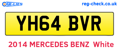 YH64BVR are the vehicle registration plates.