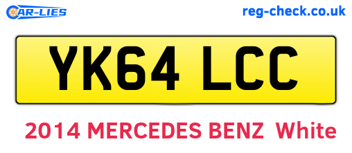 YK64LCC are the vehicle registration plates.