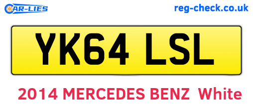 YK64LSL are the vehicle registration plates.