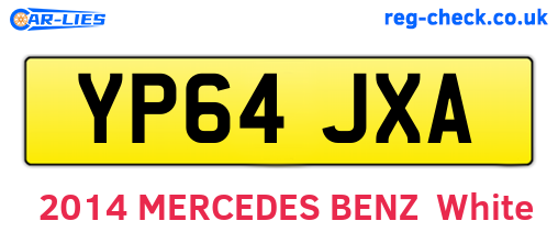 YP64JXA are the vehicle registration plates.