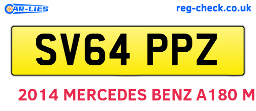 SV64PPZ are the vehicle registration plates.