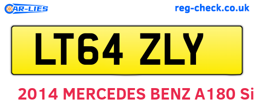 LT64ZLY are the vehicle registration plates.