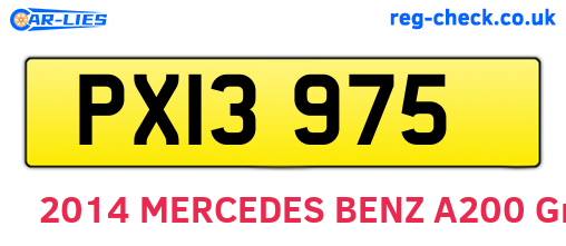 PXI3975 are the vehicle registration plates.