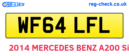 WF64LFL are the vehicle registration plates.