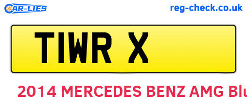 T1WRX are the vehicle registration plates.