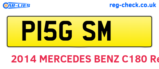 P15GSM are the vehicle registration plates.