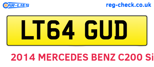 LT64GUD are the vehicle registration plates.