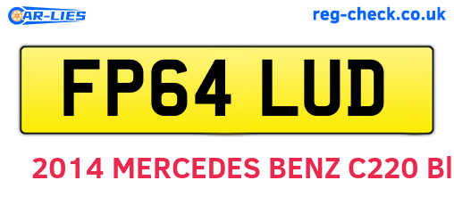 FP64LUD are the vehicle registration plates.