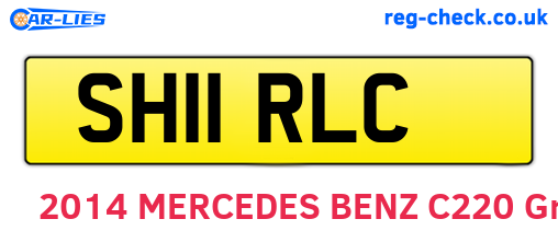 SH11RLC are the vehicle registration plates.
