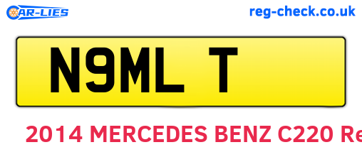 N9MLT are the vehicle registration plates.