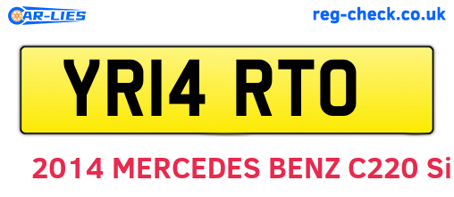 YR14RTO are the vehicle registration plates.