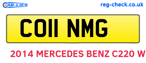 CO11NMG are the vehicle registration plates.