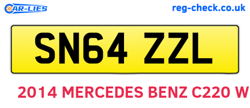 SN64ZZL are the vehicle registration plates.