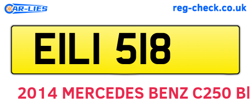EIL1518 are the vehicle registration plates.