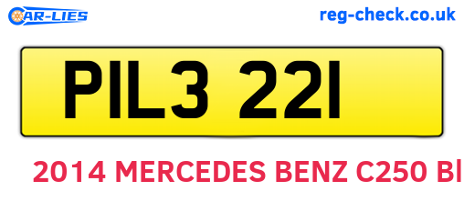 PIL3221 are the vehicle registration plates.