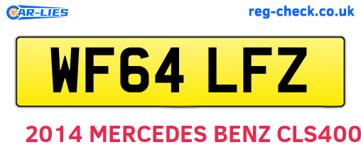 WF64LFZ are the vehicle registration plates.