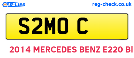 S2MOC are the vehicle registration plates.