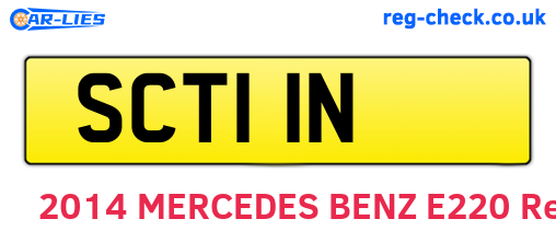 SCT11N are the vehicle registration plates.