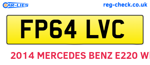 FP64LVC are the vehicle registration plates.