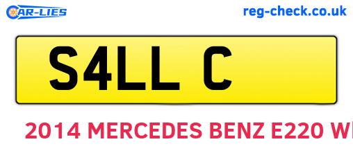 S4LLC are the vehicle registration plates.
