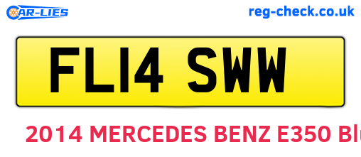 FL14SWW are the vehicle registration plates.