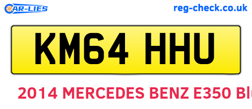 KM64HHU are the vehicle registration plates.