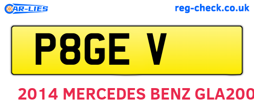 P8GEV are the vehicle registration plates.