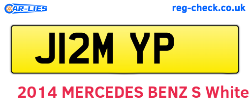 J12MYP are the vehicle registration plates.