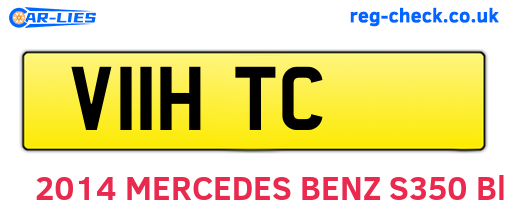 V11HTC are the vehicle registration plates.