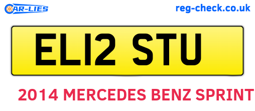 EL12STU are the vehicle registration plates.