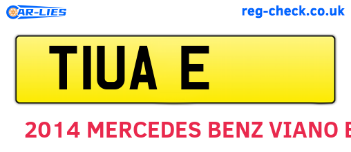 T1UAE are the vehicle registration plates.