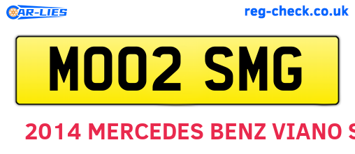 MO02SMG are the vehicle registration plates.
