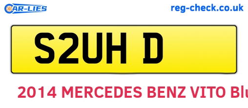S2UHD are the vehicle registration plates.