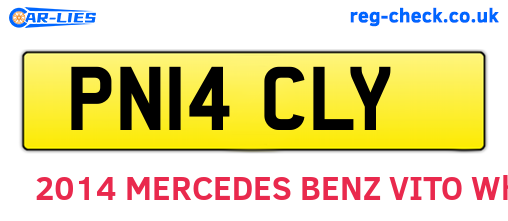 PN14CLY are the vehicle registration plates.