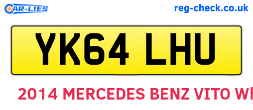 YK64LHU are the vehicle registration plates.