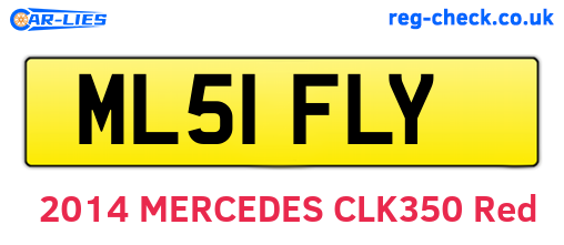 ML51FLY are the vehicle registration plates.