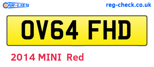 OV64FHD are the vehicle registration plates.
