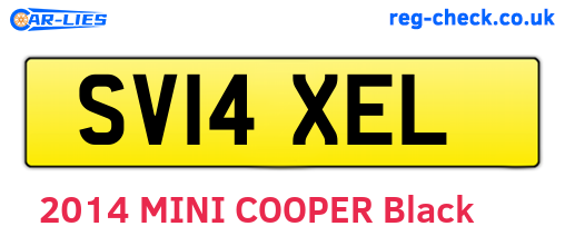 SV14XEL are the vehicle registration plates.