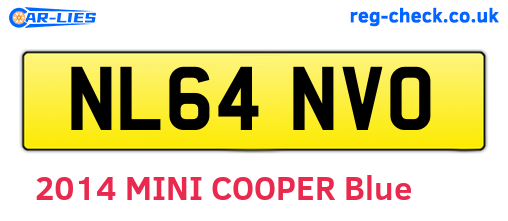NL64NVO are the vehicle registration plates.