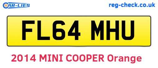 FL64MHU are the vehicle registration plates.