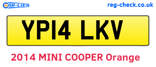 YP14LKV are the vehicle registration plates.