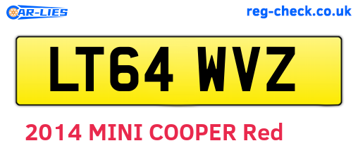 LT64WVZ are the vehicle registration plates.