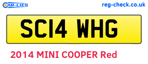 SC14WHG are the vehicle registration plates.