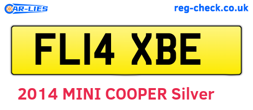 FL14XBE are the vehicle registration plates.